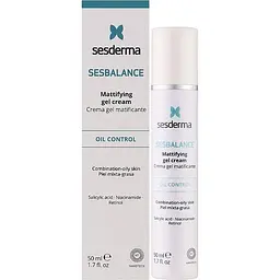 Крем-гель для обличчя Sesderma Sesbalance для комбінованої та жирної шкіри матуючий 50 мл