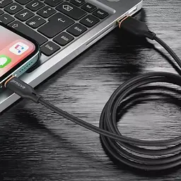 Кабель Proove Jelly Silicone Type-C 2.4A (1m) black (CCJS20001201) - мініатюра 6
