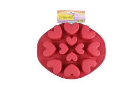 Форма для випікання фігурна силіконова серце Maestro MR-1056 - мініатюра 2