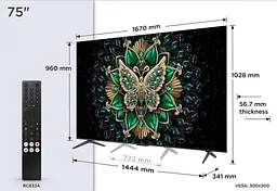 Телевізор TCL 75C6K - мініатюра 6