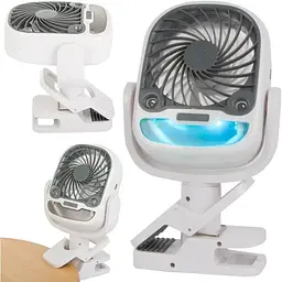 Настільний вентилятор, зволожувач повітря з роз'ємом, USB RGB 2в1