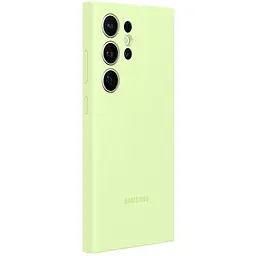 Оригінальний силіконовий чохол Samsung Silicone Case для Samsung Galaxy S24 Ultra (S928) Light Green EF-PS928TGEGWW - мініатюра 7