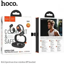 Бездротові навушники Hoco EA1 Spectrum true wireless BT headset до 10 годин чорні 6942007612173 - мініатюра 3