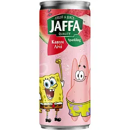 Напій газований Jaffa Sparkling Can кавун, лічі 0.25 л