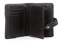 Гаманець унісекс 14686 Vintage коричневий - мініатюра 8