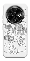 TPU чохол Demsky Odesa spirit для TECNO Spark 30C