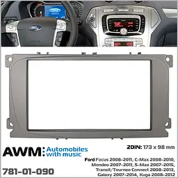 Перехідна рамка Ford Focus, Mondeo, S-Max, C-Max, Galaxy, Kuga AWM 781-01-090 - мініатюра 5