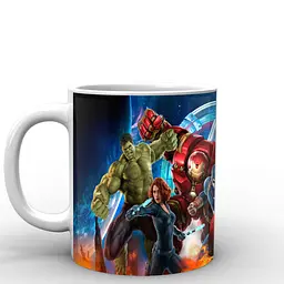 Кухоль GeekLand Avengers Месники герої AG.02.009 330 мл білий - мініатюра 2