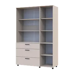 Шафа для одягу Doros Торн Кашемір 3 ДСП/3Ш (полиці) 135х51.6х200 (44900498) - мініатюра 7