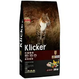 Сухий корм Klicker Холістик беззерновий для стерилізованих котів з Куркою 300 г