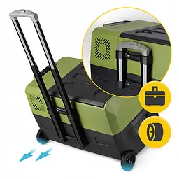 Холодильник туристичний компресорний Mountain Goat XTREME 27.8 л електричний, переносний Black/Olive (P-5905973404884) - мініатюра 9