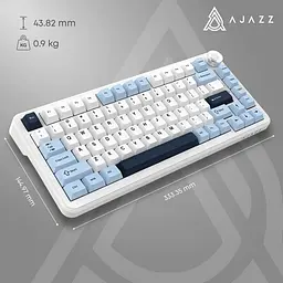 Клавіатура Ajazz AK820 MAX PLUS Daydream Switch Blue White Dark Blue 3 (AK820MAX-DD-BWD) - мініатюра 6