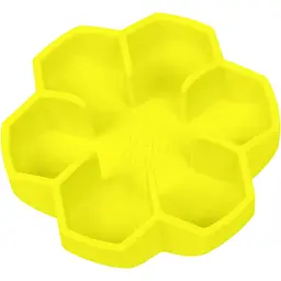 Миска собак та котів Waudog Silicone для повільного харчування 750 мл жовта