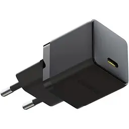Мережевий зарядний пристрій Baseus Palm 1-USB-C 30W Cluster Black (P10111605113-00) [127628] - мініатюра 2