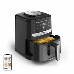 Мультипіч Tefal Easy Fry Silence Vision 1670Вт 5л 10 програм з віконцем пластик чорний - мініатюра 2