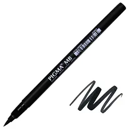 Лінер-ручка Sakura PIGMA PEN Brush MB, чорний