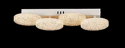 Люстра стельова LED Splendid Ray L3180/4L, 80W, біла, з пультом, 4 лампи, димер, сучасний стиль - мініатюра 3