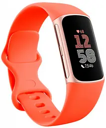 Смарт-годинник Fitbit by Google Charge 6 Gold koperta / coral belt
