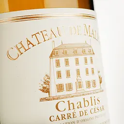Вино Chateau de Maligny Chablis Carre de Cesar бiле сухе 0.75 л - мініатюра 3