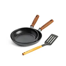 Набір сковорідок GreenPan Mayflower Pro, 20+24 см з керамічним покриттям + лопатка з прорізами - мініатюра 1