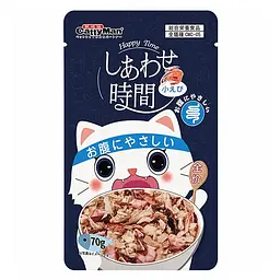Вологий корм для котів CattyMan Digestive Health Здорове травлення беззерновий повнораціонний з тунцем і креветками пауч 70 г