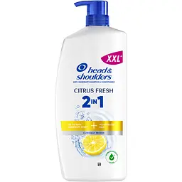 Шампунь проти лупи Head & Shoulders 2 в 1 Цитрусова свіжість 800 мл