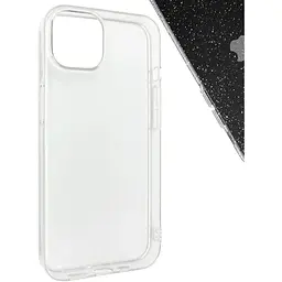 Чохол-накладка Molan Cano Silicone Jelly Glitter Clear Case для Apple iPhone 14 Plus (clear) - мініатюра 2