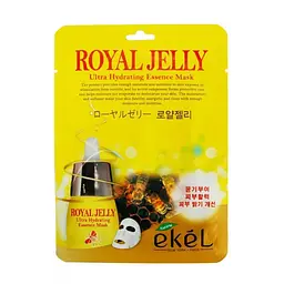 Тканинна маска Ekel ROYAL JELLY з бджолиним маточним молочком
