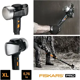 Кувалда Fiskars IsoCore XL 10 lb / 36 " (1020164) - мініатюра 3