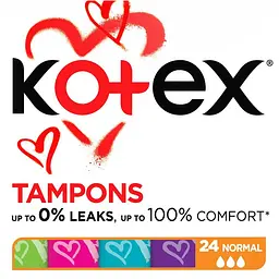Тампони Kotex Normal 24 шт. (5029053534619) - мініатюра 2