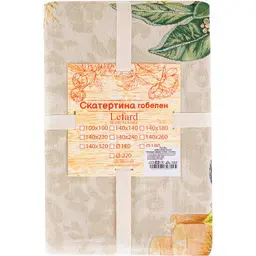 Скатертина гобеленова Lefard Home Textile Candle 100х100 см (732-351) - мініатюра 4