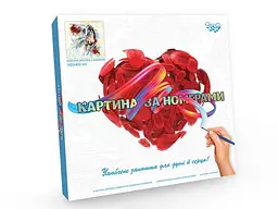 Набір для розпису за номерами 40x40 см KpN-02-01U,02U,03U,...10U "PAINTING BY NUMBERS" в коробці DANKO - мініатюра 8