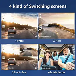 Автомобільний відеореєстратор D-310 (2 камери) Wi-Fi Full HD - мініатюра 10