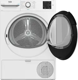 Beko Сушильна машина тепловий насос, 8кг, A++, 55см, дисплей, підсвітка барабану, пар, білий - мініатюра 3