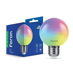 Світлодіодна лампа Feron LB-378 1 Вт E27 RGB