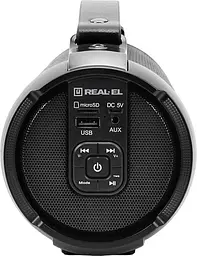 Портативна акустика Real-El X-707 Black [82784] - мініатюра 3