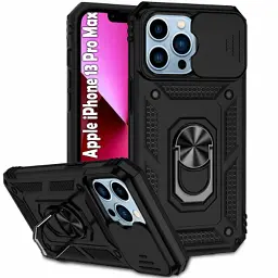 Чохол до мобільного телефона BeCover Military Apple iPhone 13 Pro Max Black (707105) - мініатюра 1
