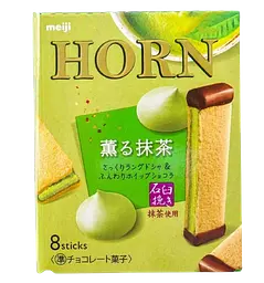 Печиво Meiji Horn Kaora Matcha Chocolate Biscuit Sandwiches, 53г
