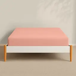 Простирадло фланель на резинці для коляски та люльки Cosas Peach 40х80х5 см (Flannel_03Peach_FittedStroller_40х80) - мініатюра 3