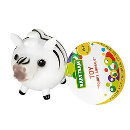 Дитяча іграшка для купання "Бризкаючі тваринки Зебра" Baby Team 8750_зебра - мініатюра 2