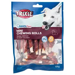 Ласощі для собак Trixie Палочка для чистки зубів з качкою Denta Fun 6 см 120 г