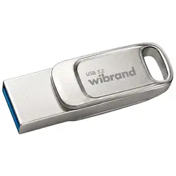 USB флеш накопичувач Wibrand 128GB Bee Silver USB 3.2/Type-C (WI3.2TC/BE128TC039S) - мініатюра 2