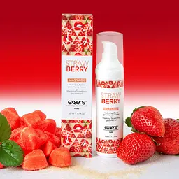 Масажна олія Exsens Strawberry 50 мл - мініатюра 6