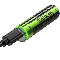Акумуляторні батарейки Hoco JA3 AA Energy 2 pcs Black - мініатюра 5