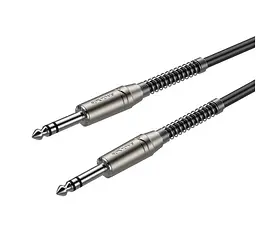Балансный аудио кабель Jack 6.3 stereo — Jack 6.3 stereo Roxtone SMJ-J200-L1 1м - мініатюра 1