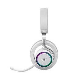 Бездротові ігрові навушники HAVIT Fuxi-H8 White + Gray HAVIT (29171-000) - мініатюра 4