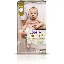 Підгузки Libero Touch 2 (3-6 кг), 62 шт. (79003) - мініатюра 2