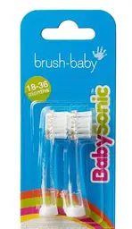 Змінні насадки до щітки Baby Sonic від 0 до 3 років Brush-baby 2 шт.