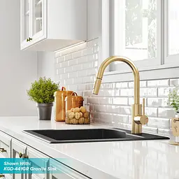 Змішувач для кухні Kraus Oletto золотий KPF-2620BB, Золотий - мініатюра 12
