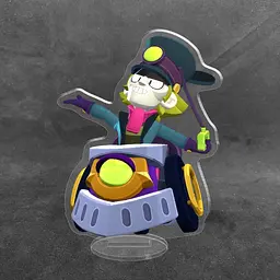 Акрилова колекційна фігурка Brawl Stars Чак (Chuck) 10 см